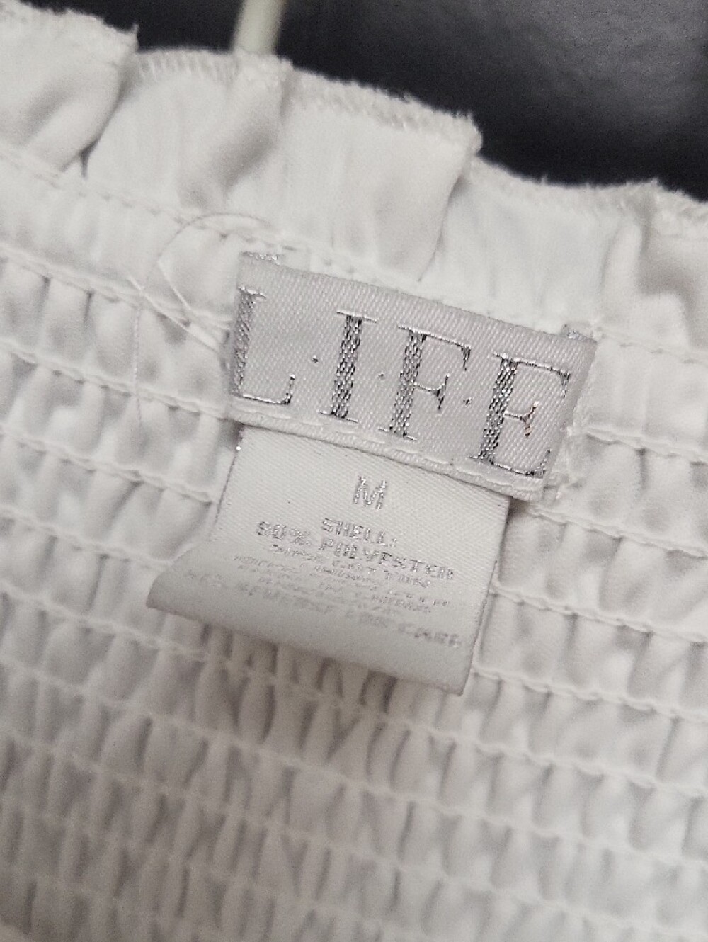 NWT, LIFE WHITE SKIRT/DRESS, STYLE 2 WAYS, SIZE M - Picture 5 of 9